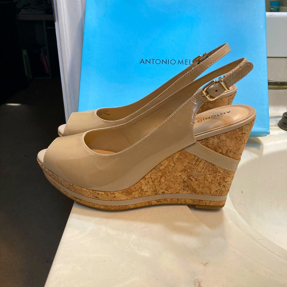 Antonio Melani heels/espadrilles. Brand new never worn